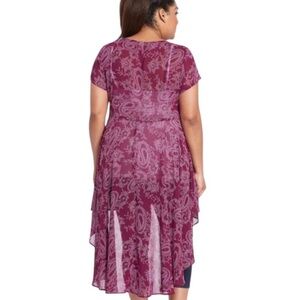 Paisley high low top